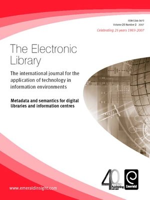 cover image of The Electronic Library, Volume 25, Issue 2